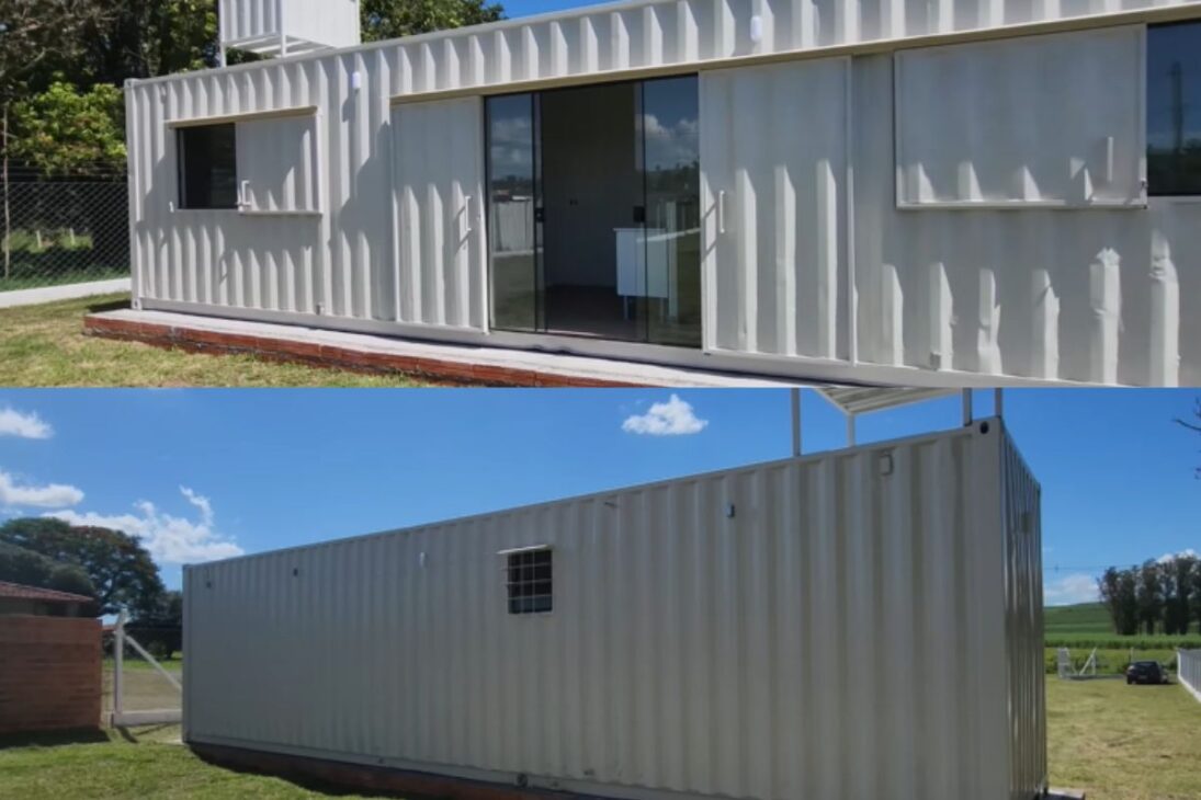 Projeto de container mostra que dá pra ter casa pronta, moderna e funcional por menos de um carro zero