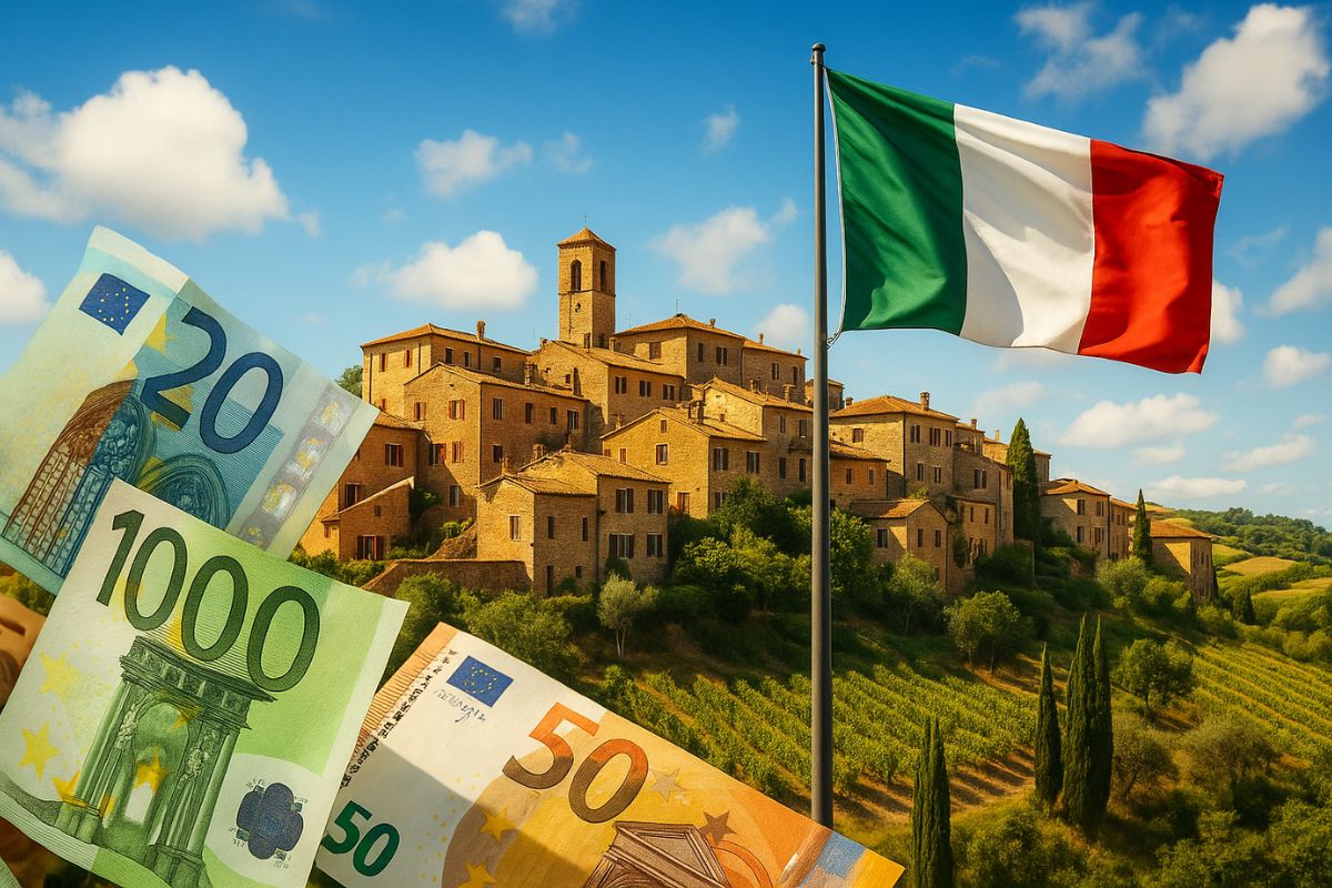 Na Itália, a vila de Radicondoli, na Toscana, oferece incentivos para quem deseja morar ou empreender com apoio financeiro e residência fixa.