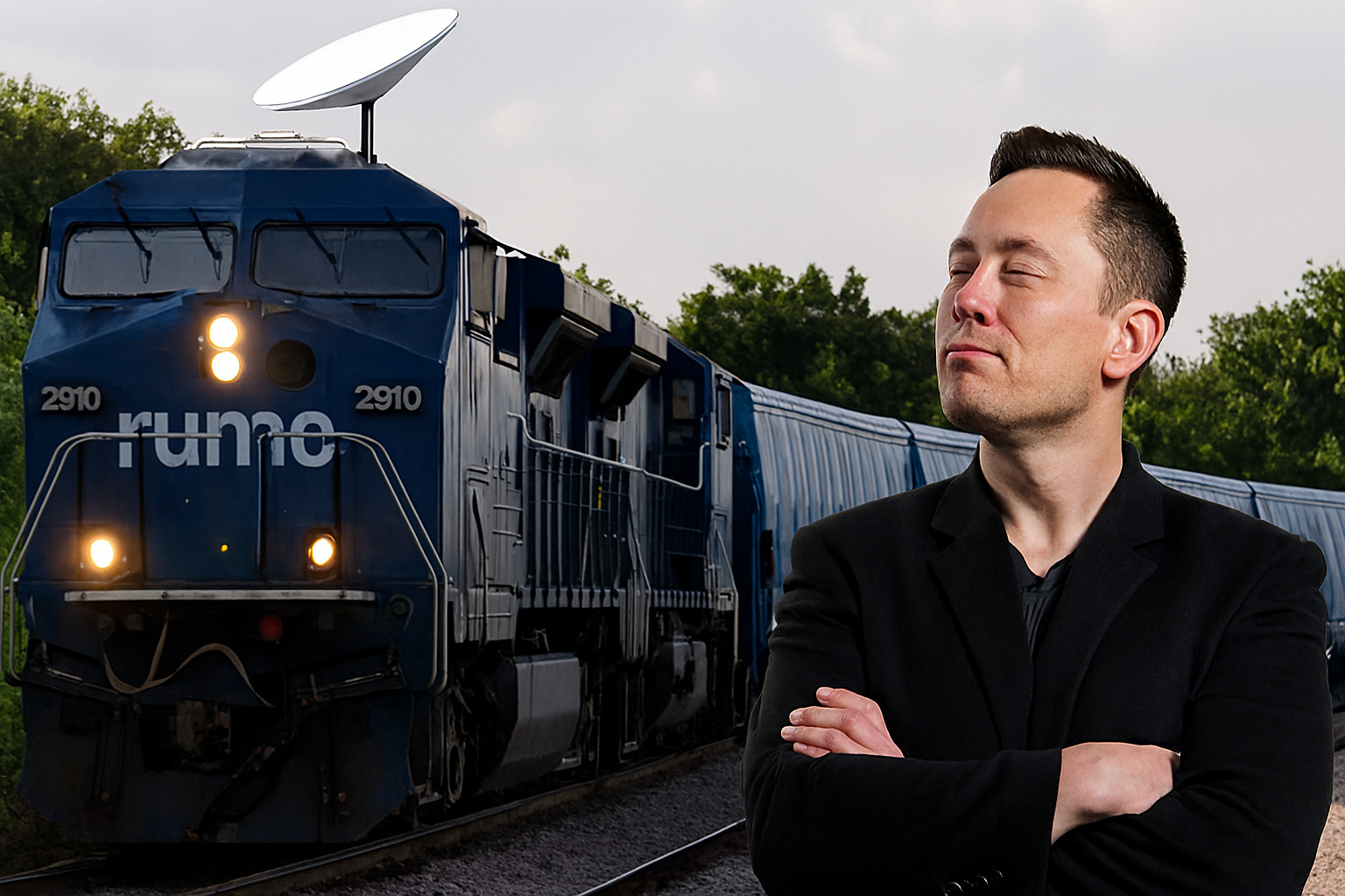 Rumo, considerada a maior operadora ferroviária de cargas do Brasil, instala Starlink em 400 locomotivas e transforma trens em torres de controle conectadas em tempo real