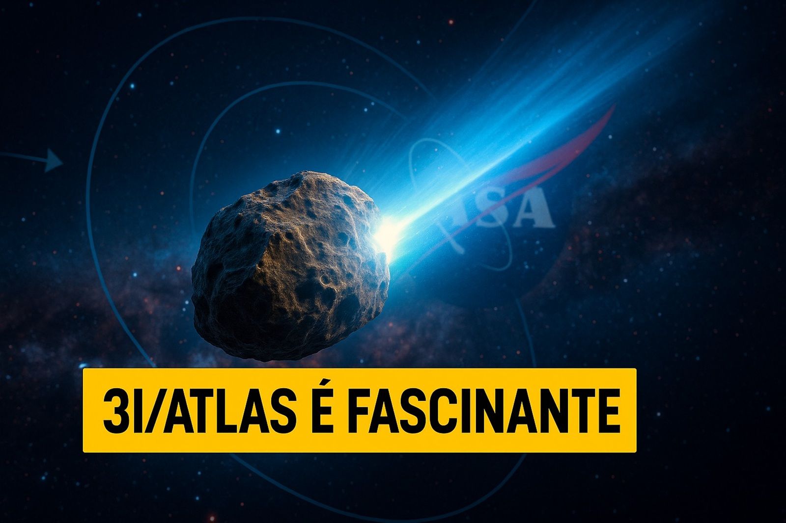 Cometa 3I/Atlas surpreende cientistas com brilho precoce, origem interestelar e alta concentração de dióxido de carbono, tornando-se um fenômeno único para a NASA