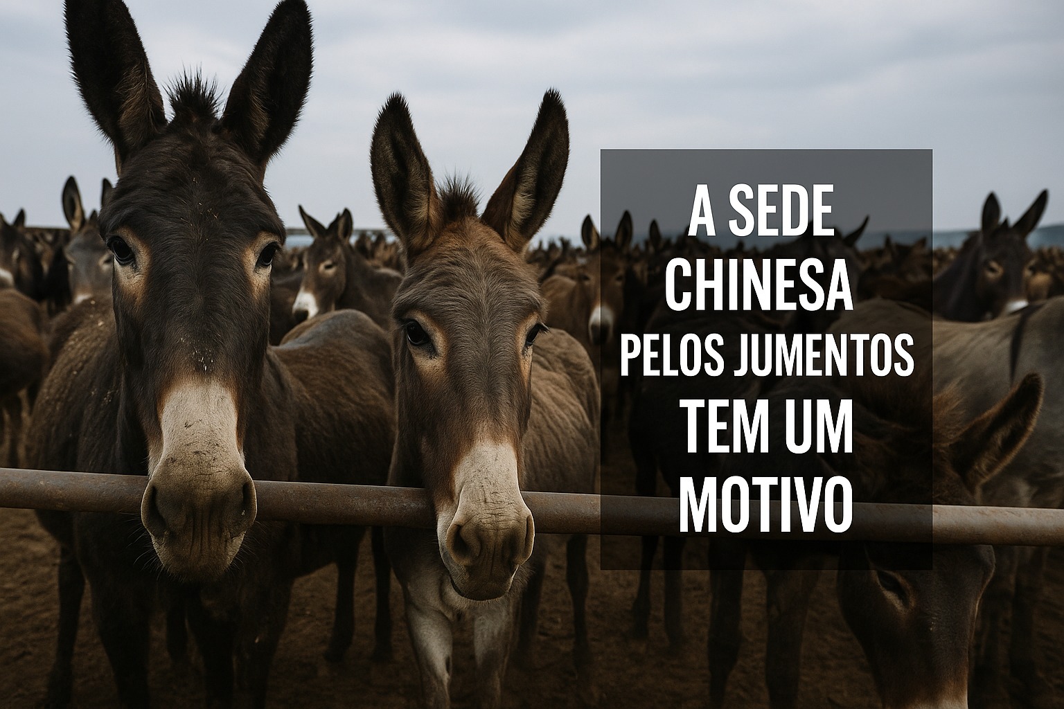 Jumentos, Ejiao, Pele de jumentos, China, Extinção