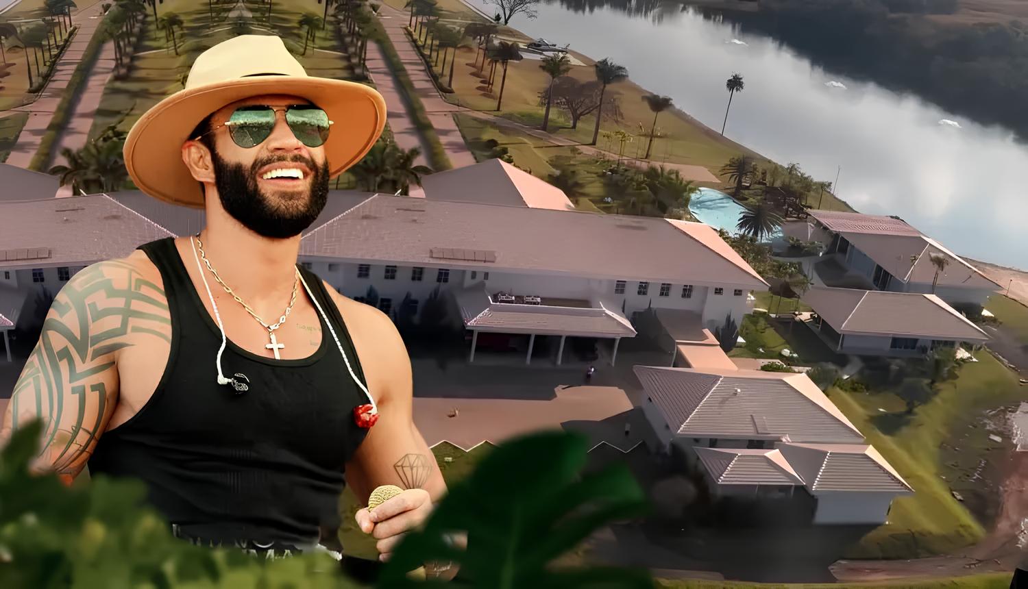 A colossal mansão de R$ 50 milhões de Gusttavo Lima em Bela Vista de Goiás: 3 mil m² de área construída, 15 mil m² de terreno e arquitetura inspirada na Casa Branca