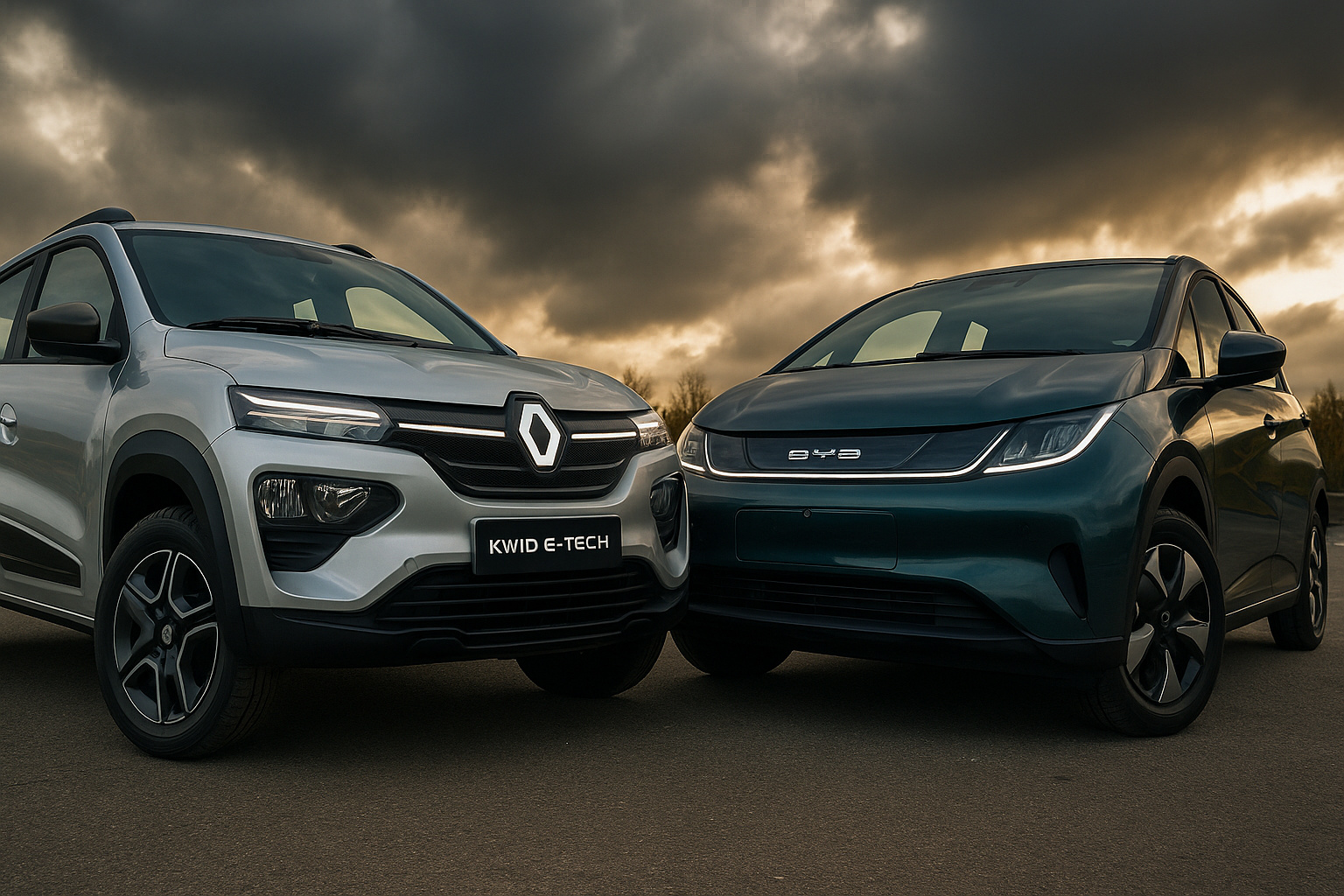 Kwid E-Tech 2026 vs BYD Dolphin Mini: comparativo revela qual domina o mercado automotivo