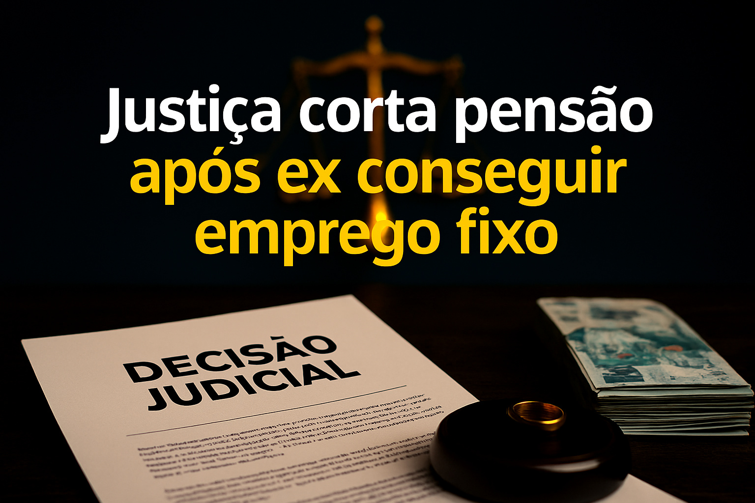Justiça decide que pensão paga à ex-esposa pode ser cortada após ela conseguir emprego fixo; juiz afirma que pensão não é para criar dependência financeira