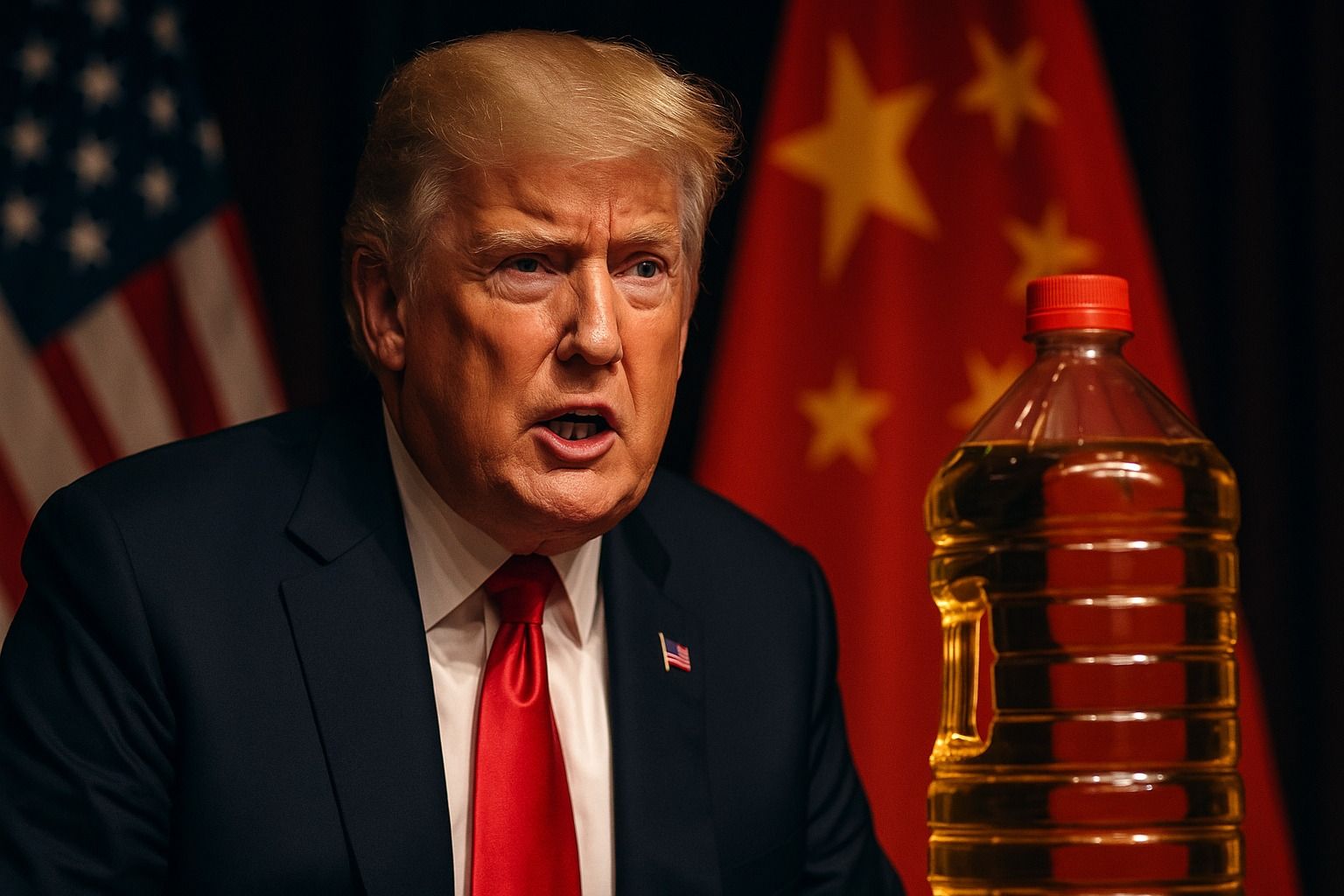 Trump ameaça retaliar China com embargo ao óleo e tarifas após boicote bilionário à soja, intensificando a guerra comercial entre as potências