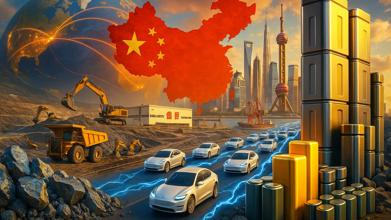 China domina lítio, cobalto e baterias enquanto disputa recursos globais que valem trilhões e redefine a guerra energética num mundo que corre (1)