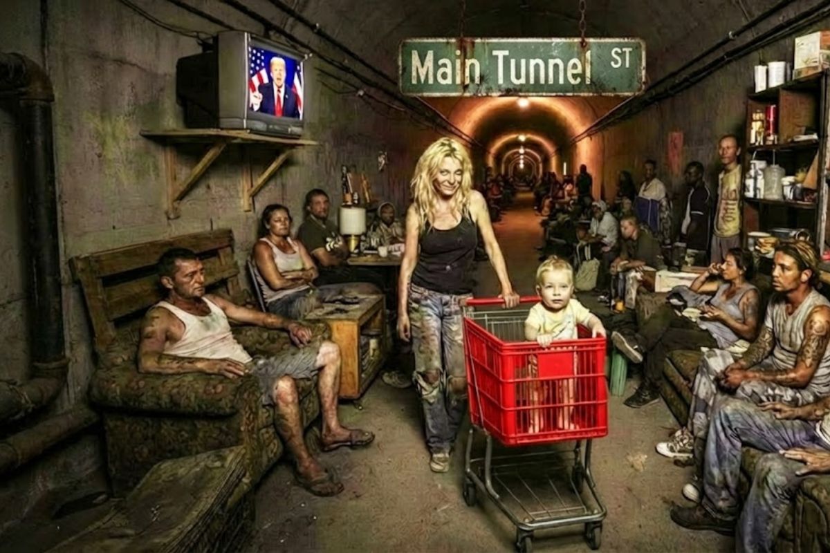 Nos túneis de Las Vegas, uma cidade subterrânea de Las Vegas abriga moradores dos túneis e sem-teto em Las Vegas sob risco constante de enchentes em Las Vegas.