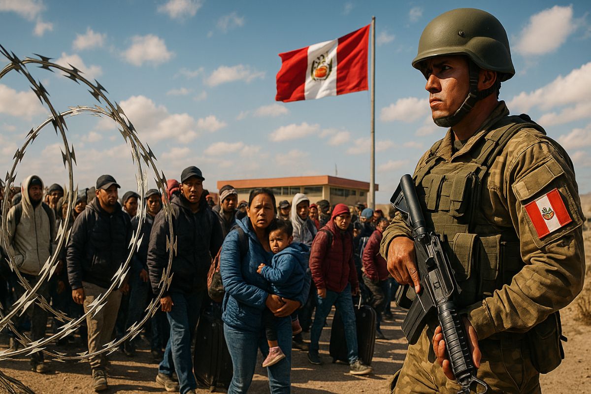 No auge da crise na fronteira, o Peru decreta estado de emergência, militariza Tacna, reage ao fluxo de migrantes vindos do Chile e expõe o novo tabuleiro migratório regional.