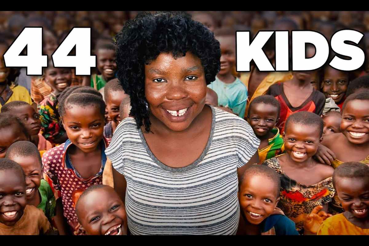 Em Uganda, Mama Uganda cria 44 filhos após um casamento forçado, vivendo como mãe solteira em pobreza extrema, marcada por hiper ovulação, e transforma sua vila com coragem, trabalho e amor.