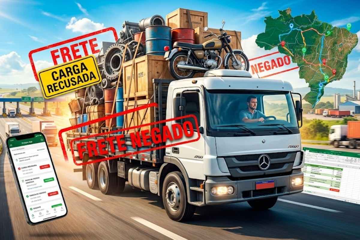 Caminhoneiro 3/4 abre números reais do faturamento em uma semana na estrada, detalha cada frete, explica quando recusa carga pesada e mostra como evita rodar totalmente vazio.