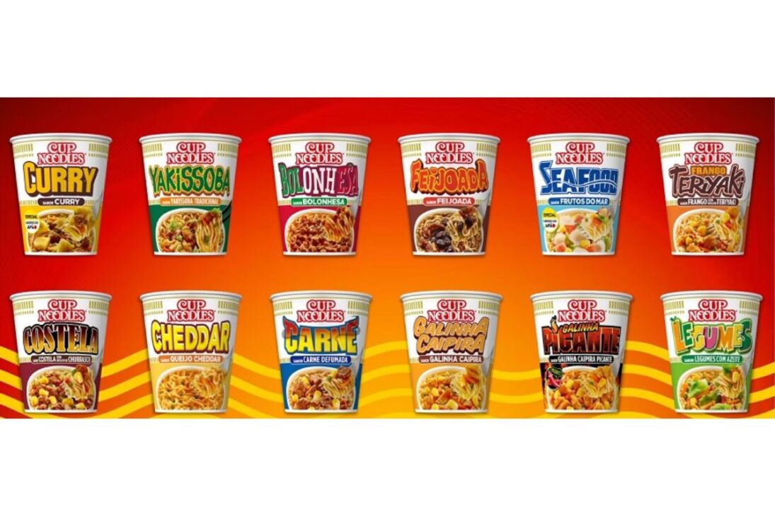 Veja como o Cup Noodles transforma massa em macarrão instantâneo usando farinha de trigo, óleo de palma e processo industrial preciso para garantir sabor em cada copo.

