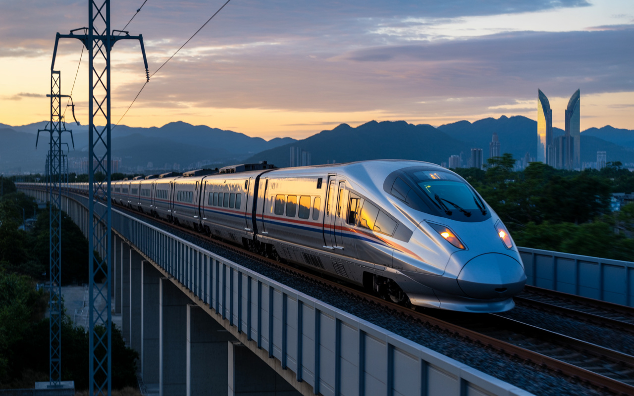Ferrovia de alta velocidade de US$ 18 bilhões avança para revolucionar o transporte na Ásia: trem-bala de 508 km e até 320 km/h promete mudar a mobilidade e conectar dois gigantes econômicos