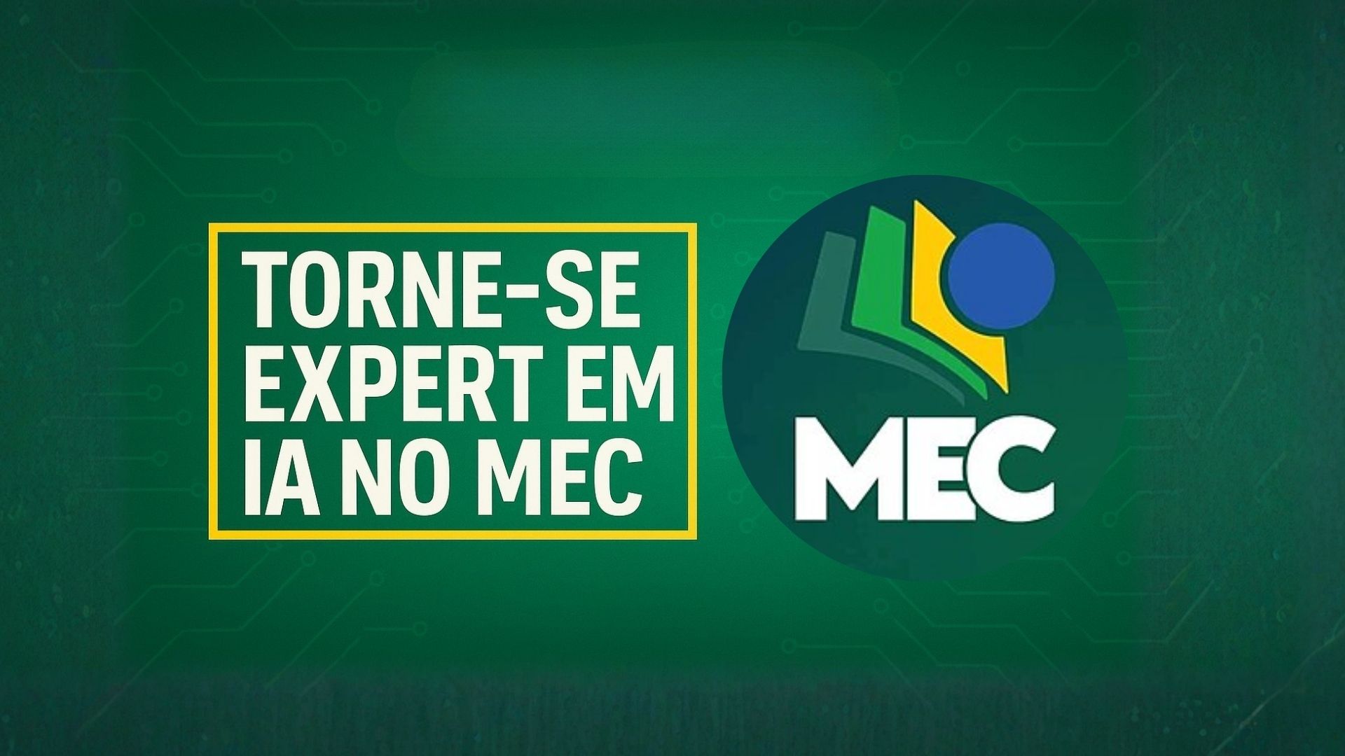 Curso gratuito online de IA Generativa para professores da educação básica: 40 h, certificado, 3.706 vagas por ordem de inscrição.