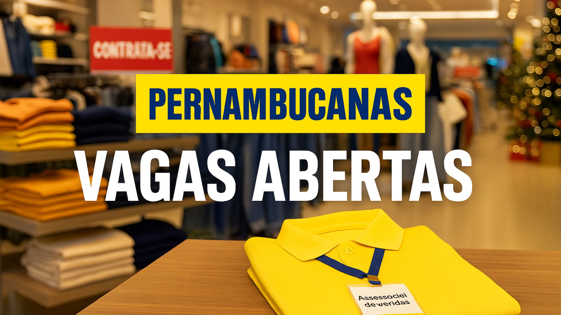 Pernambucanas abre 135 vagas temporárias em São Paulo com benefícios e sem exigir experiência. Cadastre-se no site oficial.