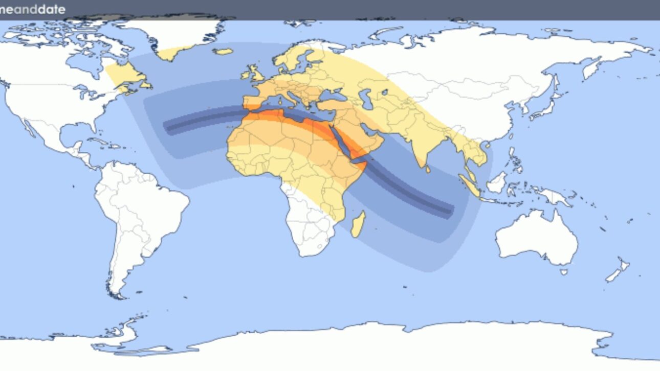 Eclipse solar total de 2027 terá mais de seis minutos de escuridão e passará por Espanha, norte da África e Oriente Médio, atraindo atenção mundial.