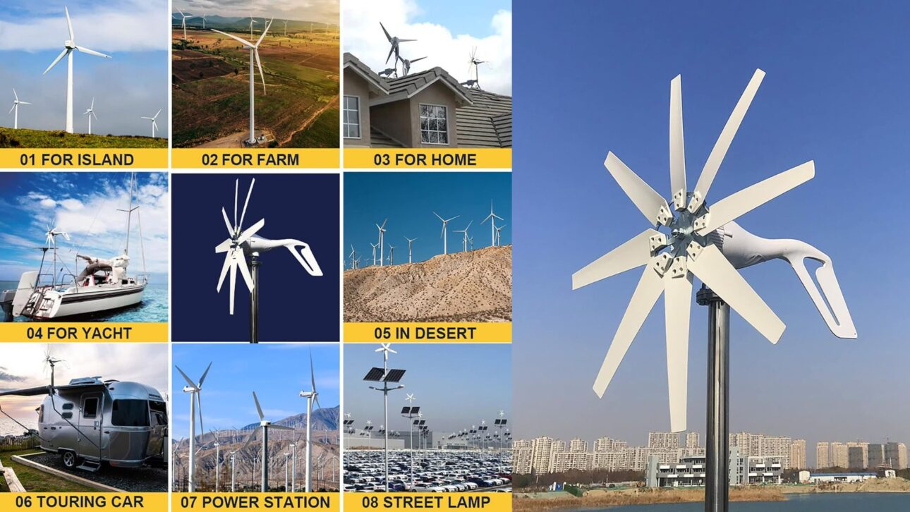 Turbina eólica de 12.000W por menos de R$ 3 mil promete reduzir gastos e ampliar a geração residencial de energia limpa, segundo a fabricante.