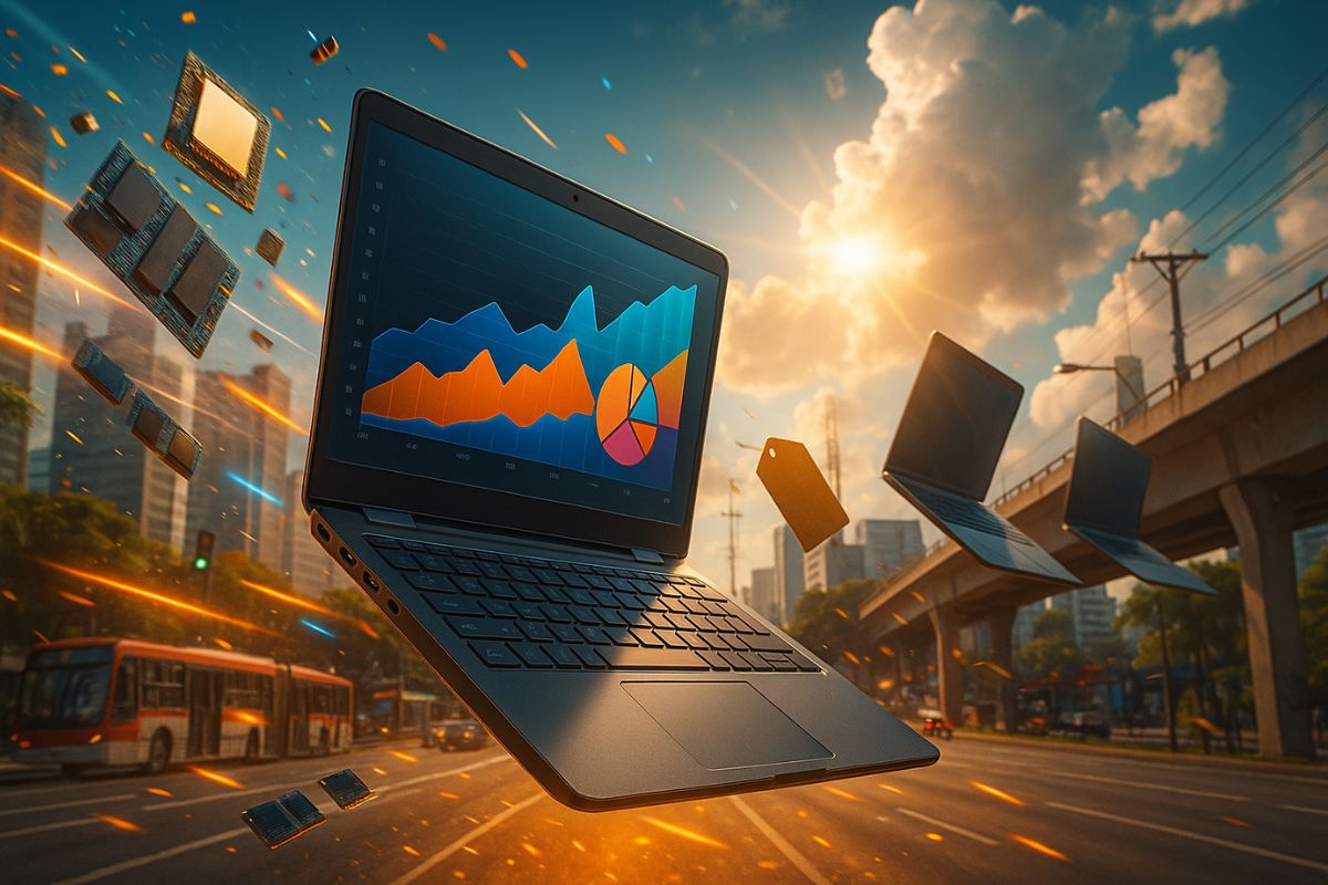 Guia do melhor notebook até R$ 3.000 em 2025 explica por que o notebook IdeaPad Slim 3 com Ryzen 7, USB C e 16 GB entrega desempenho, autonomia e ótimo custo-benefício.