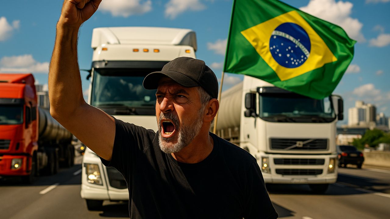 Paralisação dos caminhoneiros é convocada para 4 de dezembro com pauta por dívidas, anistia e pressão nacional enquanto liderança do Sindicam promete mobilização histórica