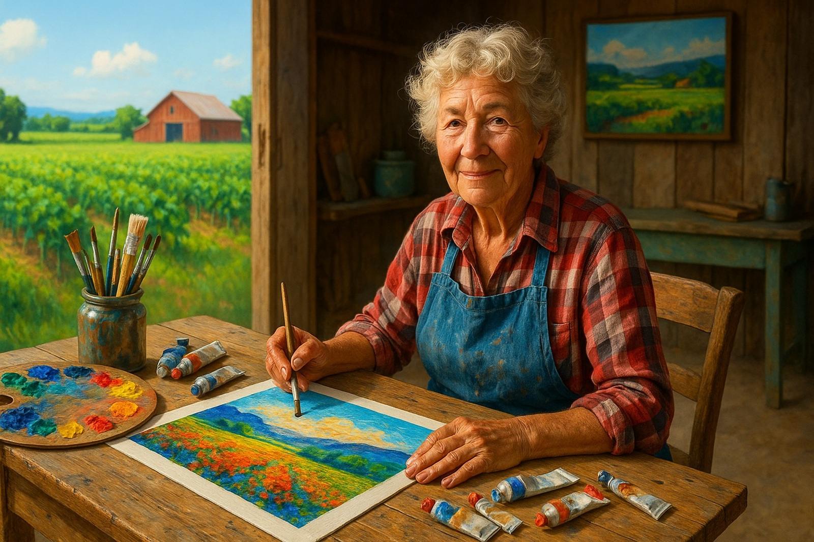 Aos 70 anos, agricultora aposentada transforma passatempo em 1.500 pinturas que conquistam Nova York e fazem da Vovó Moses um ícone da arte