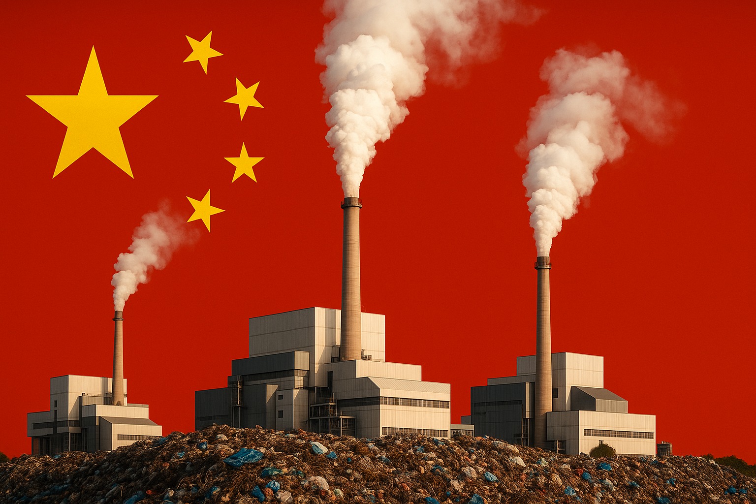 China, Lixo, Industria, Resíduos