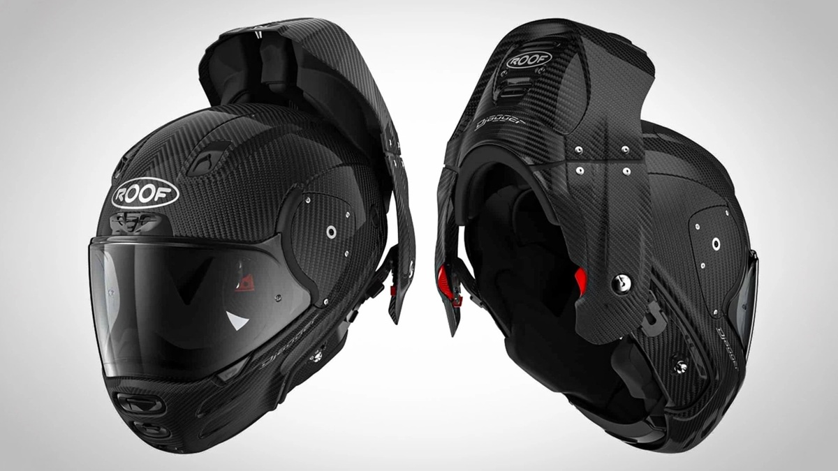 Capacete com saída traseira articulada promete facilitar o uso, eliminar a jugular e introduzir um novo padrão de design para motociclistas