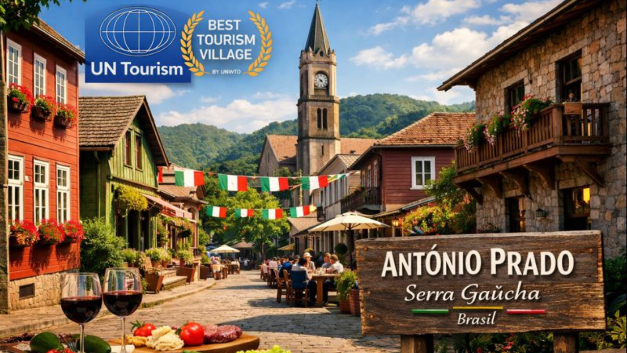 Antônio Prado, na Serra Gaúcha, é reconhecida pela ONU Turismo por turismo sustentável e preservação da imigração italiana.