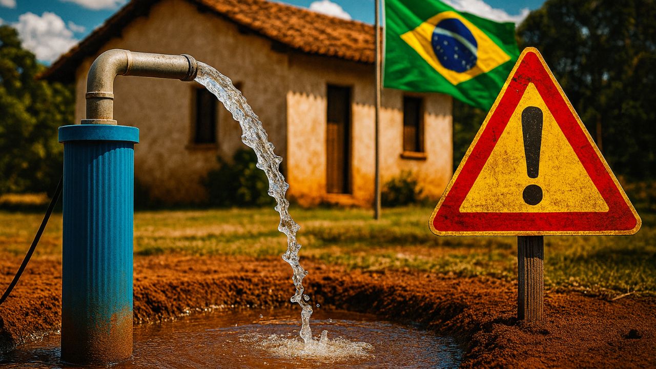 Brasil proíbe poço artesiano no próprio terreno, cria burocracia cara, enfrenta disputa entre estados e municípios e deixa 88% dos poços irregulares enquanto milhões