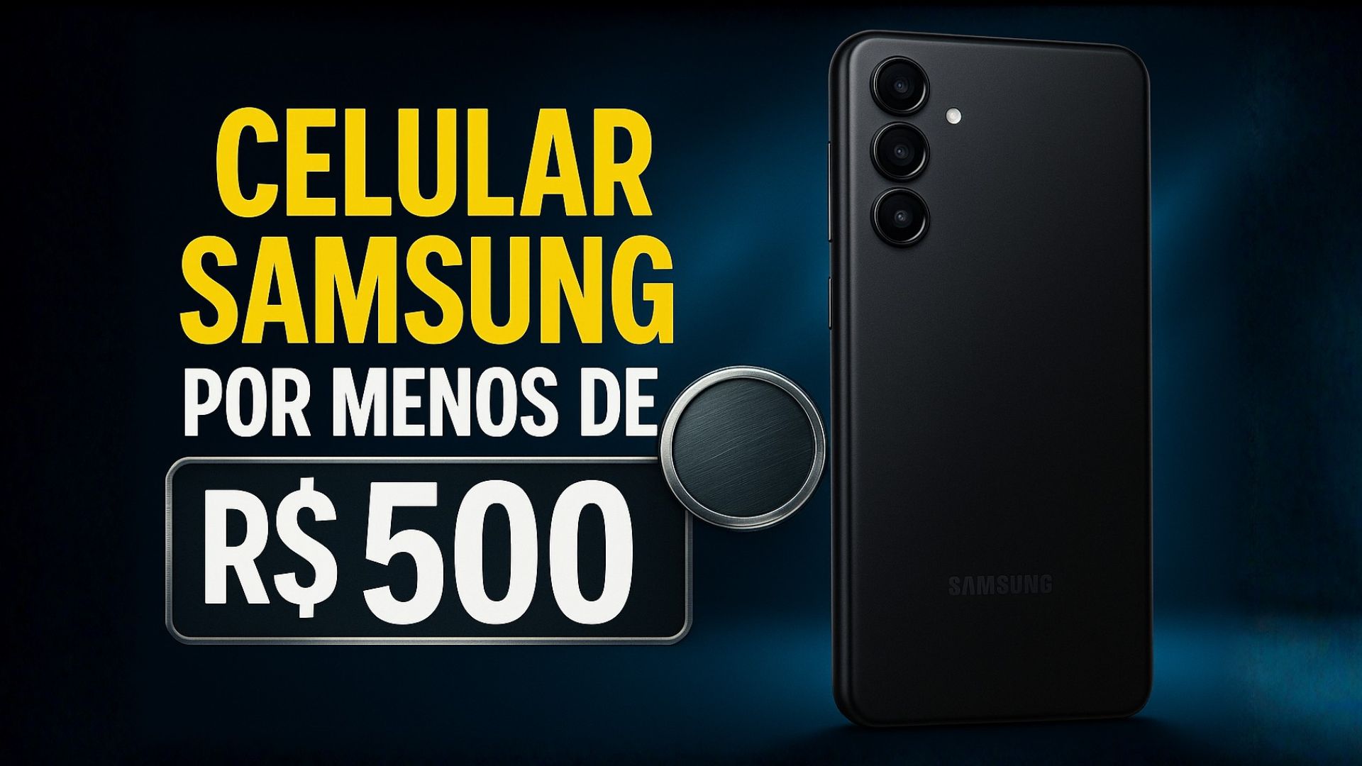 Galaxy A05s aparece em promoção na Amazon por R$ 499, com câmera de 50 MP, tela de 6,7’’ e bateria de 5.000 mAh. Veja detalhes do modelo.