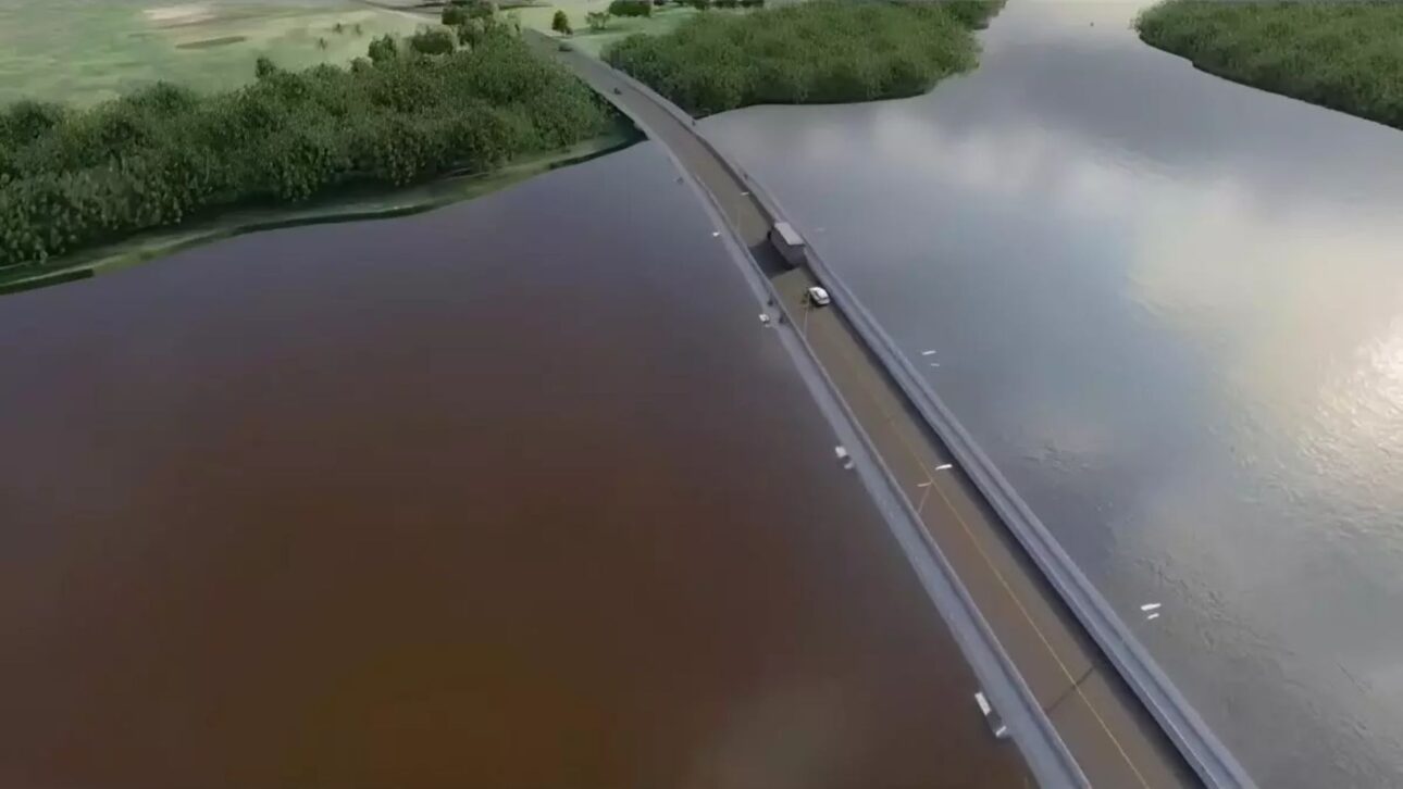 Ponte de 489 metros em Araquari avança com R$ 60 milhões garantidos e licitação prevista para 2026, prometendo aliviar o trânsito da BR-280.