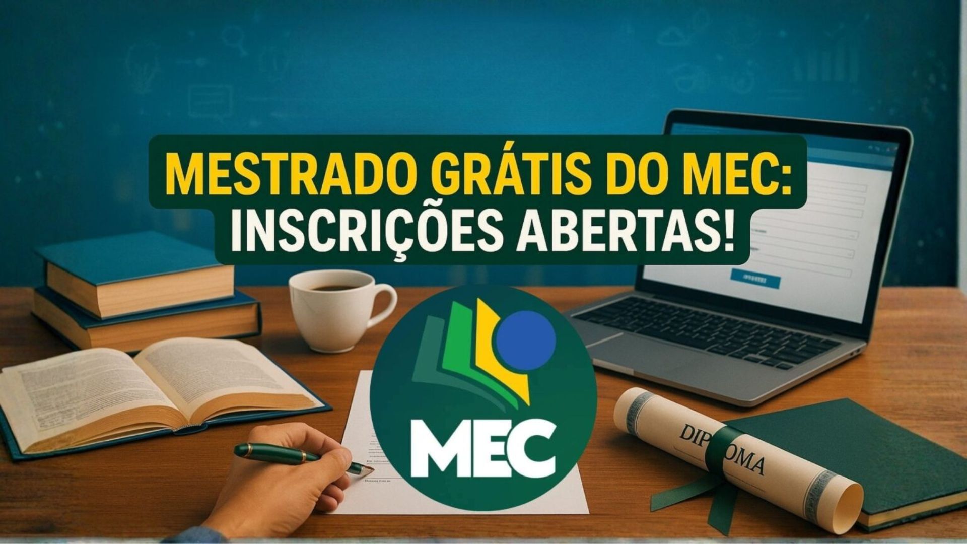 MEC divulga edital do ProfEPT com 769 vagas para mestrado gratuito em 40 instituições federais, prova on-line e inscrições até janeiro.
