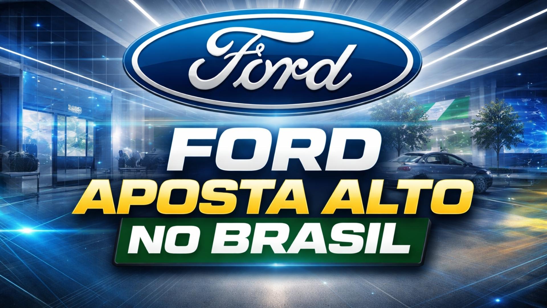 Ford adota novo modelo de lojas no Brasil com integração digital, atendimento mais flexível e estratégia global para transformar a experiência de compra.