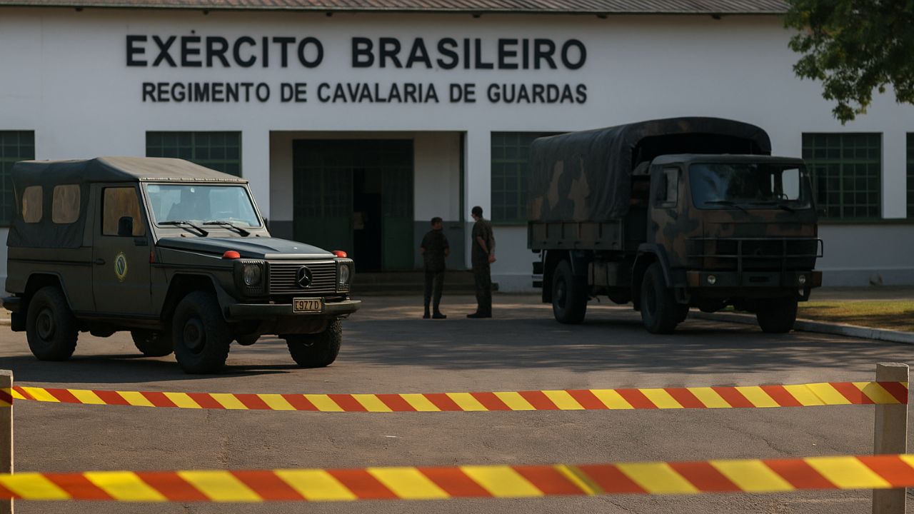 Militar carbonizada é encontrada no DF; soldado do Exército Brasileiro confessa feminicídio no Regimento de Cavalaria de Guardas.