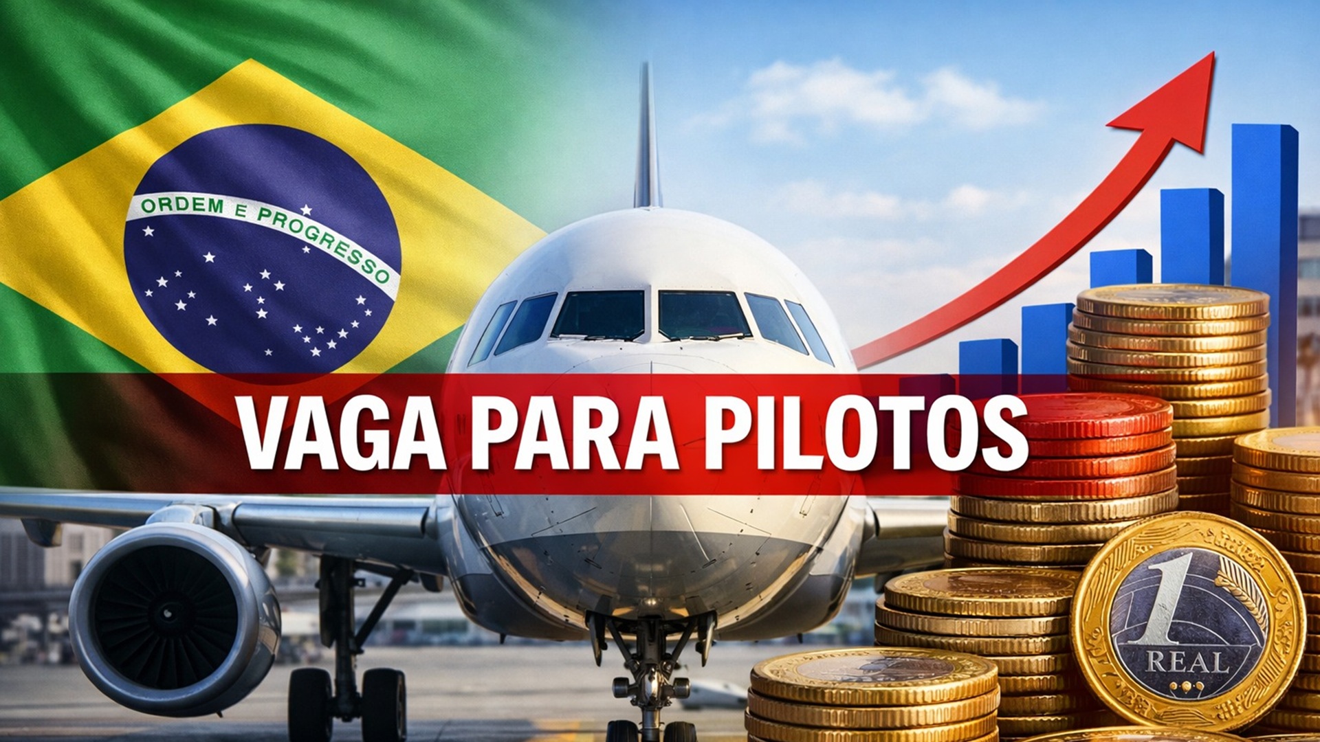 Escassez de pilotos cresce no Brasil apesar de salário médio bom e grande avanço recorde do setor aéreo brasileiro