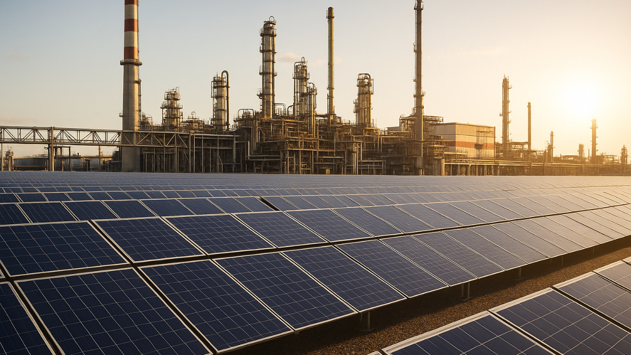 parte da demanda energética da expansão da Rnest será atendida por energia solar, diz Petrobras durante anúncio oficial.