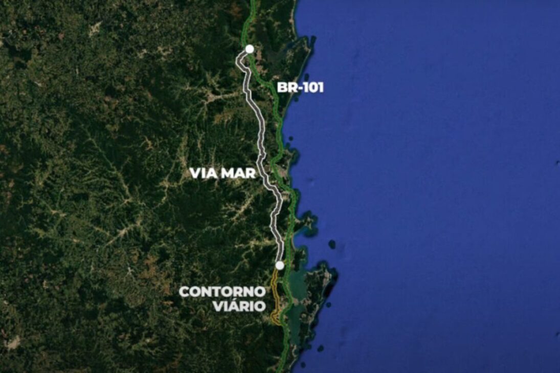 A nova rodovia Via Mar, paralela à BR 101, promete destravar o trânsito entre Florianópolis e Joinville e redefinir a mobilidade no litoral norte com capacidade extra e novo corredor logístico.