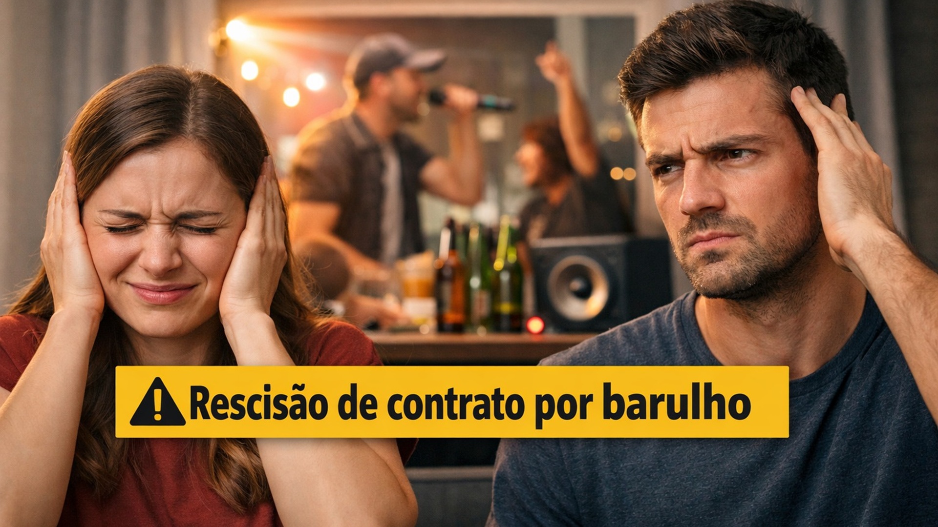 como sair do aluguel sem pagar multa devido ao barulho do vizinho. Entenda seus direitos e as provas necessárias para garantir a rescisão contratua