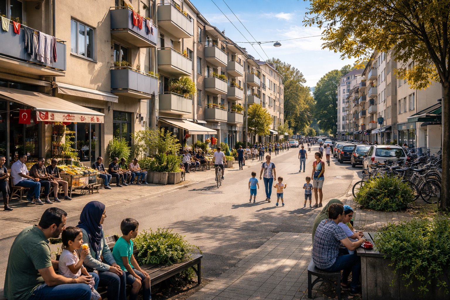 Suíça, Bairros, Infraestrutura