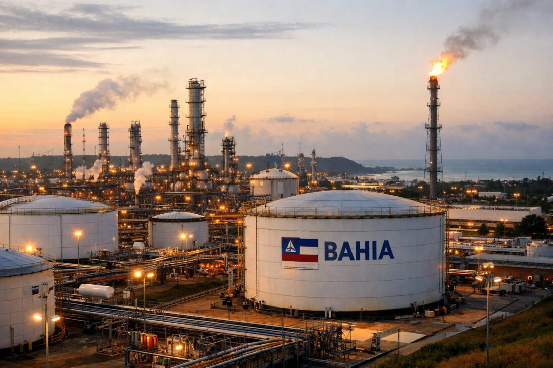 novas refinarias de petróleo e gás previstas para a Bahia em 2026