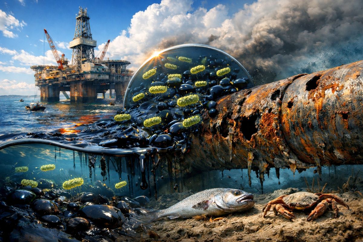 Bactérias que comem petróleo explicam sumiço de 75% do vazamento da Deepwater Horizon após 87 dias, enquanto salvam o oceano, criam zonas mortas e corroem aço no Golfo do México (4)