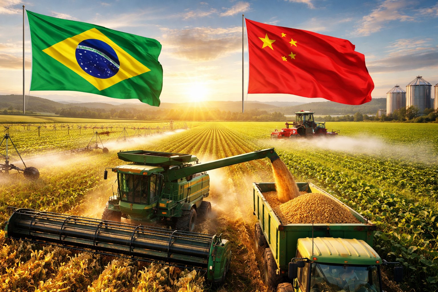 China - Agronegócio - produção de grãos - terras brasileiras