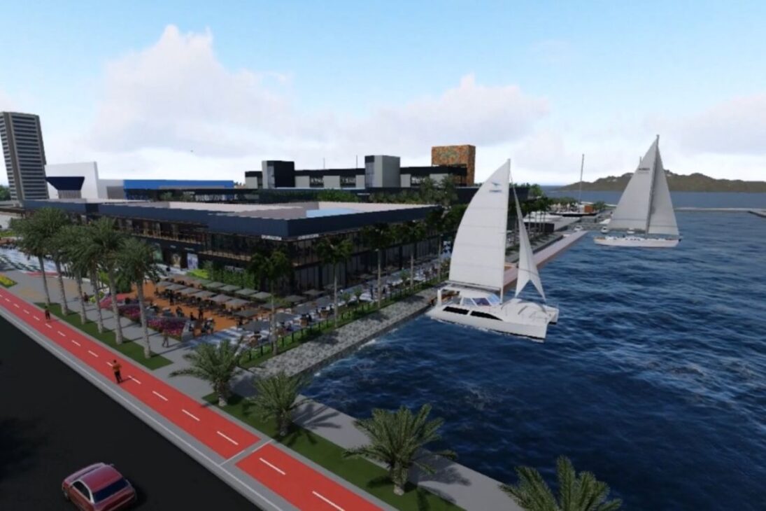 shopping em marina de Itajaí com hotel cinco estrelas mira Guinness e promete 38 mil m², 78 lojas e investimento de R$ 100 milhões.