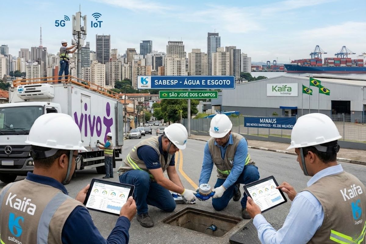 Gigante chinesa faz fábrica em Manaus para atender Sabesp e Vivo com hidrômetros inteligentes, prometendo IoT, empregos e melhor gestão de consumo e perdas.