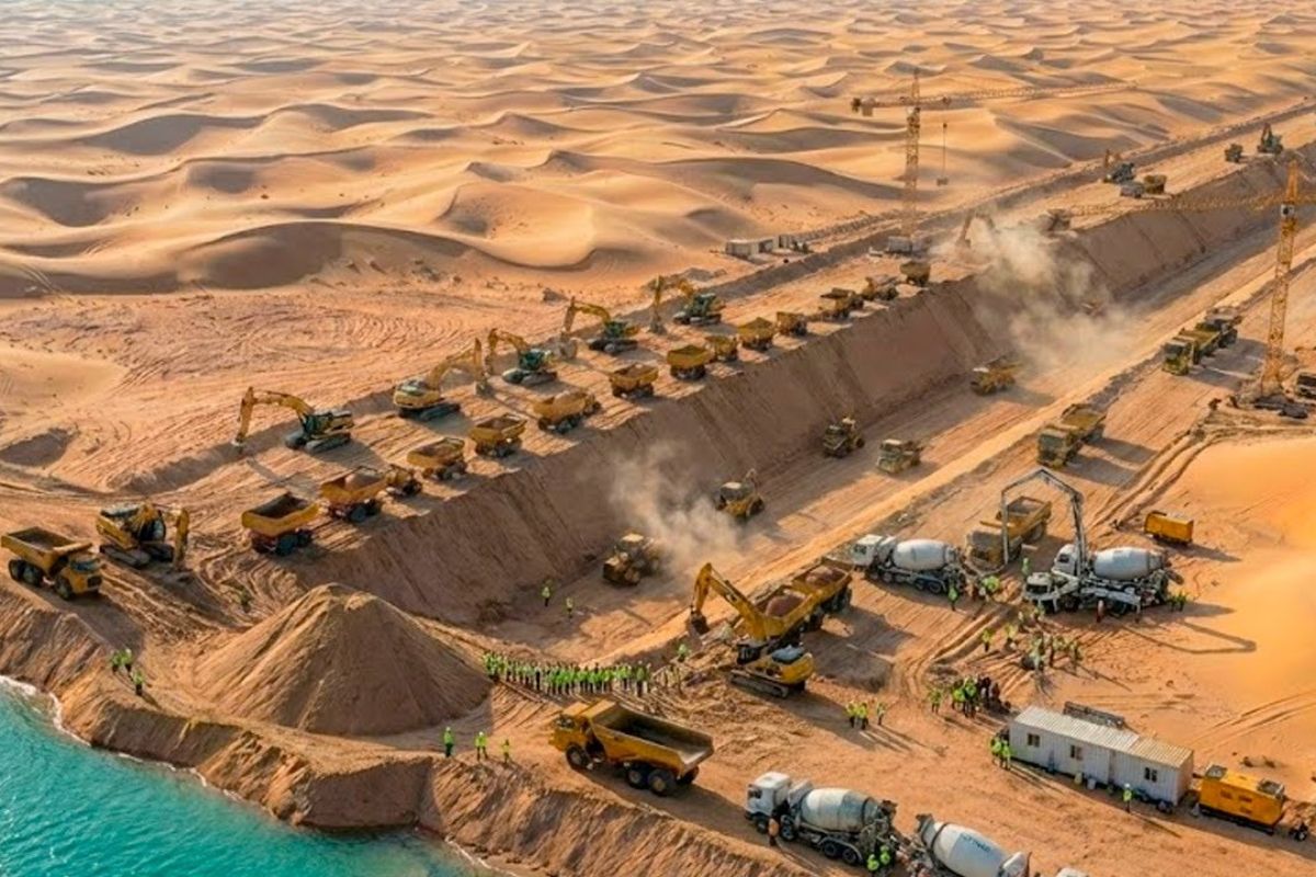 Humanidade desafia a física, cria rios no deserto, doma vulcões, atravessa oceanos por baixo e prova até onde a engenharia pode ir para sobreviver em um planeta cada vez mais hostil (1)