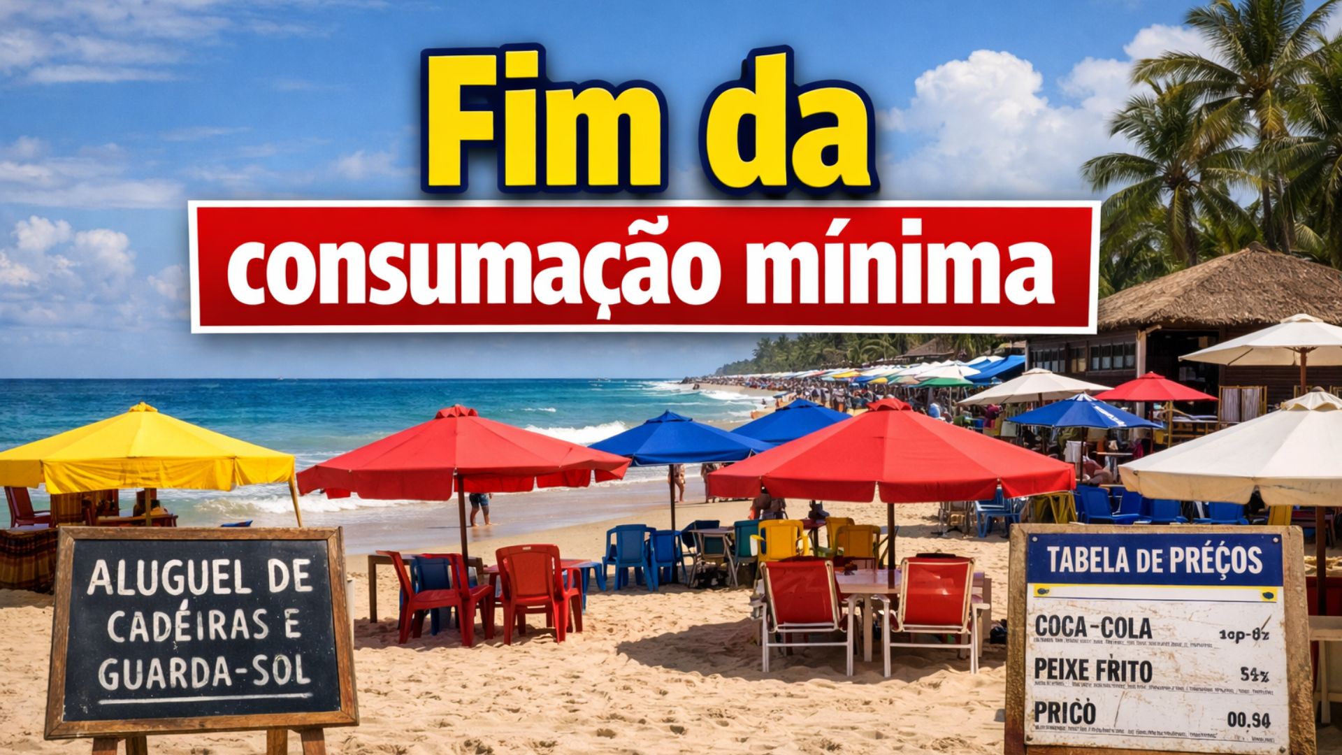 Decreto em Ipojuca proíbe consumação mínima em barracas, endurece fiscalização e prevê cassação de alvará após agressão a turistas.