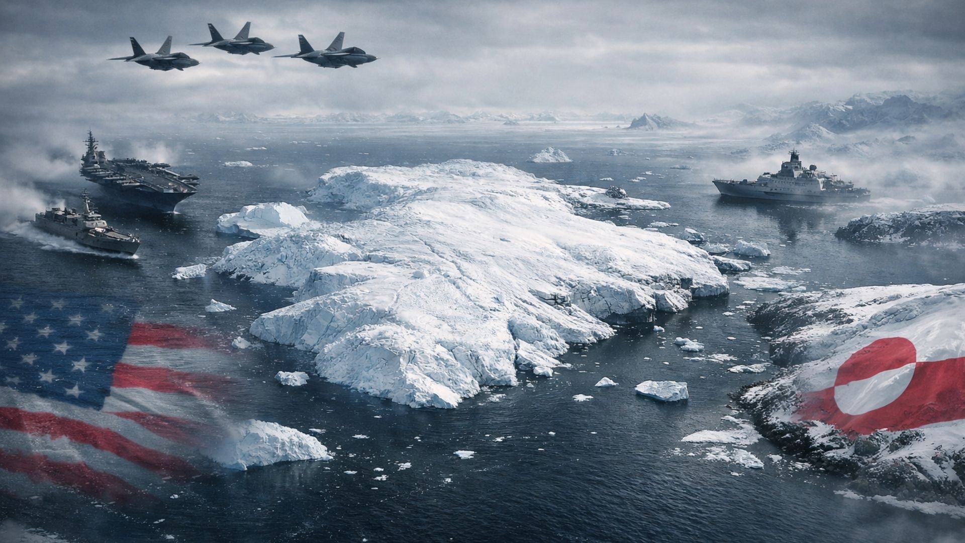 Groenlândia e Dinamarca reagem às falas de Trump sobre anexação após operação dos EUA na Venezuela, elevando tensões diplomáticas no Ártico.