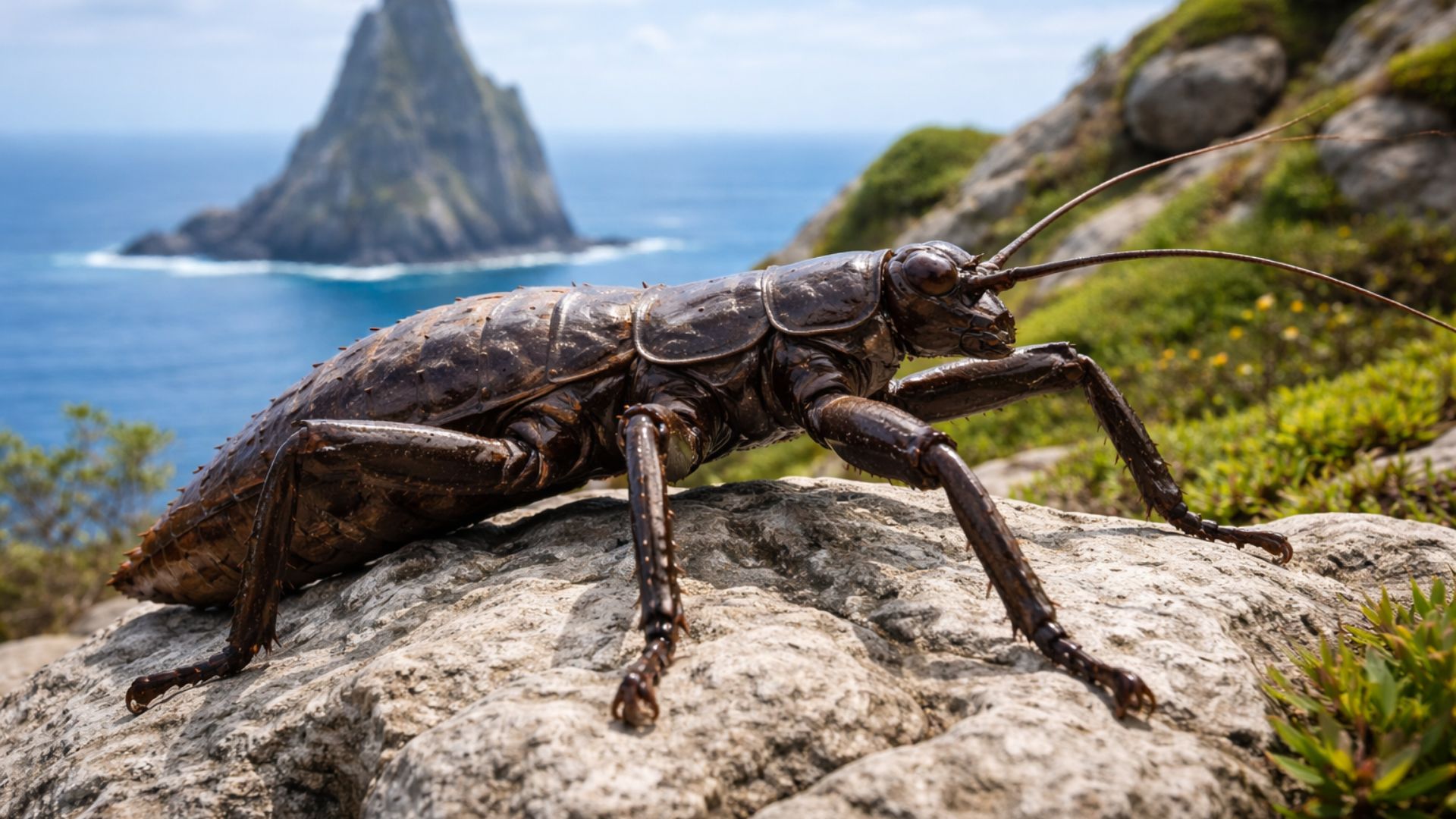 Inseto gigante dado como extinto reaparece em rochedo isolado no Pacífico, é criado em cativeiro e pode retornar ao habitat após remoção de invasores.