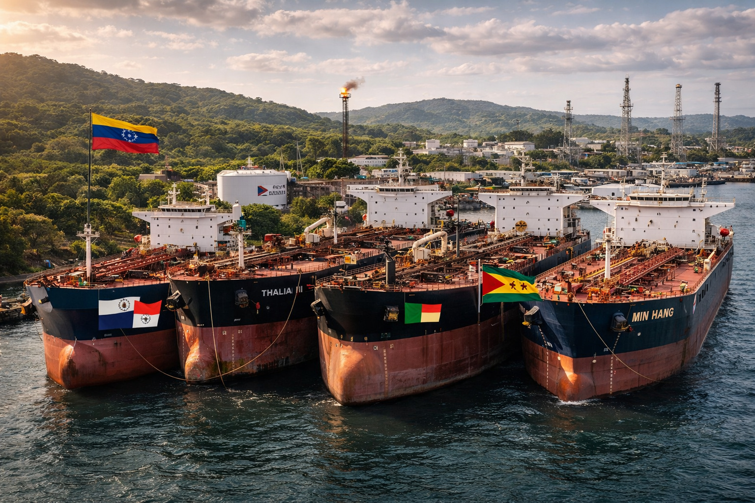 Navios retornam à Venezuela após apreensões