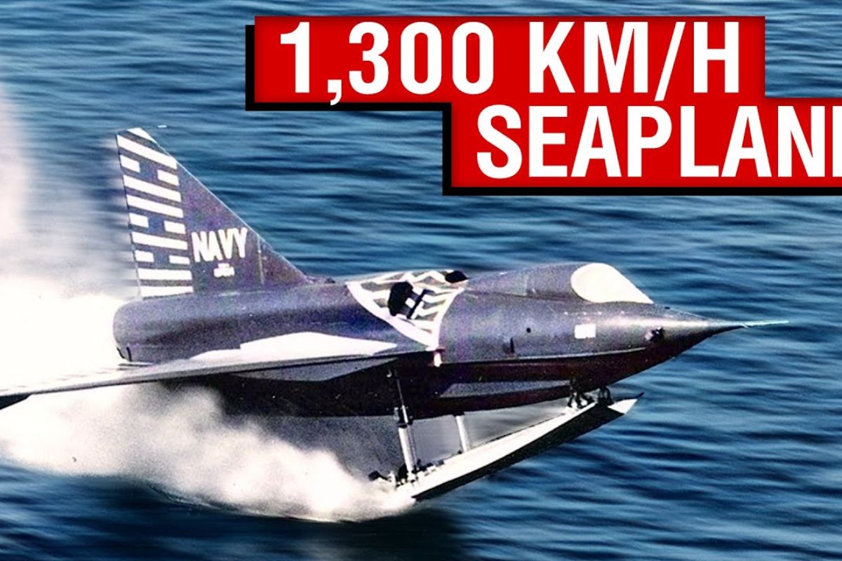 O único caça hidroavião supersônico da história rompeu a barreira do som, mas as vibrações na água, o desempenho abaixo do esperado e um acidente fatal transformaram (1)