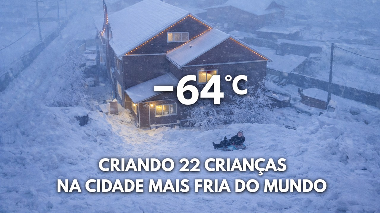 cidade mais fria do mundo - inverno - gelo - família