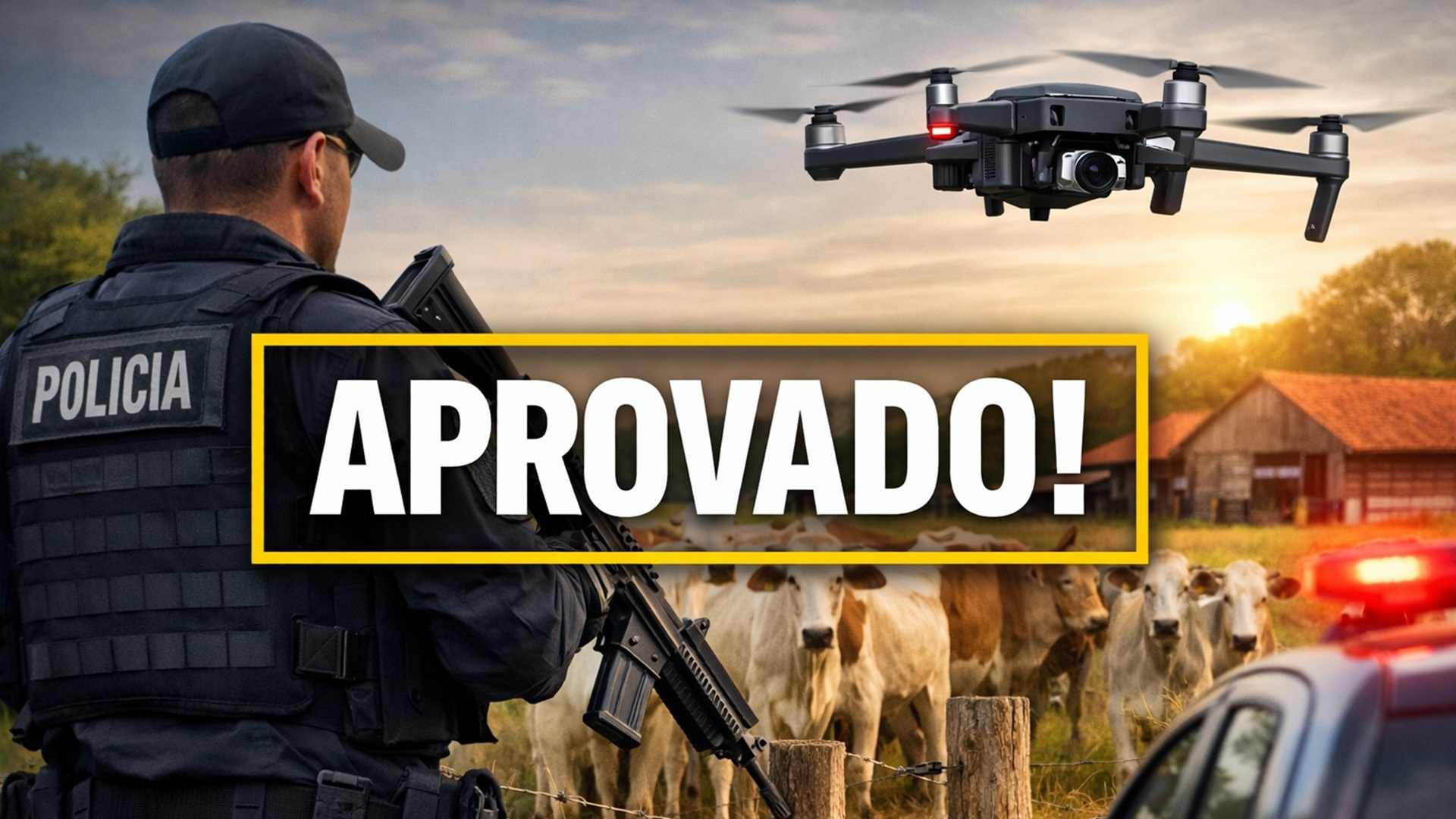 Projeto aprovado na Câmara cria programa nacional de segurança rural, amplia ações policiais, uso de tecnologia e aumenta penas para crimes no campo.